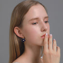 Elegant Flowers Stud Earrings Fashion Autumn Women Metal Dangle Drop Ear Jewelry
