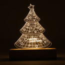 Rectangle Display Pedestal Night Lighted Base Durable Stand (Warm Light)