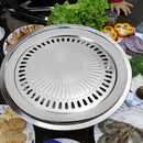 Barbecue Grill Pan Non-Stick Smokeless Gas Stove Plate Household Roasting Gadget