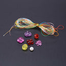 150pcs Mixed Children DIY Beads Set for Jewelry Making Accessory(Crystal 2)