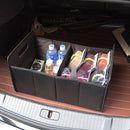 Tidying Leather Trunk Bag Cargo Storage Organizer Container Car Trunk Organizer