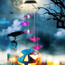 Wind Chimes Solar Lights Hanging Decorative Lamps Halloween Gifts for Home Yard