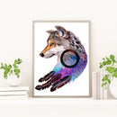 #A 5D DIY Diamond Painting Kits Full Round Drill Colorful Animal Mosaic Picture