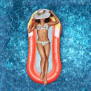 PVC Summer Water Hammock Inflatable Sleeping Cushion Air Bed with Pillow Desi