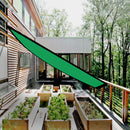 Sun Shade Sail - Canopy Awning Screen Plant Greenhouse Cover (Green 2x4m) Newly