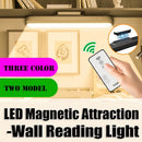 Remote Control Touch Light Wall Reading Light Wireless LED Magnetic Attraction