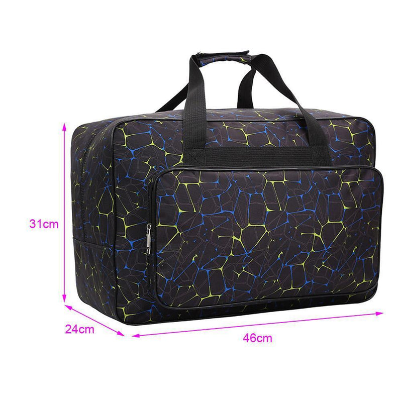 Unisex Large Capacity Travel Sport Portable Tote Sewing Machine Bags(Black)