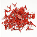 50pcs Plastic Grafting Clips Garden Vegetable Eggplant Vine Clamp (Flat) Newly