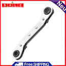 Double End Ratchet Wrench Ratcheting Tensioner Gear Ring Metric Repair Hand Tool