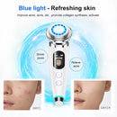 Facial Massager LED light therapy Vibration Hot Cool Treatment Skin Care.