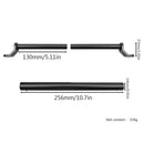 CNC Motorcycle Handlebar Extension for Phone Holder LED Work Light (Black) Newly
