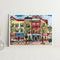 Frameless Oil Paint By Numbers DIY Center Street House Picture Craft for Bedroom