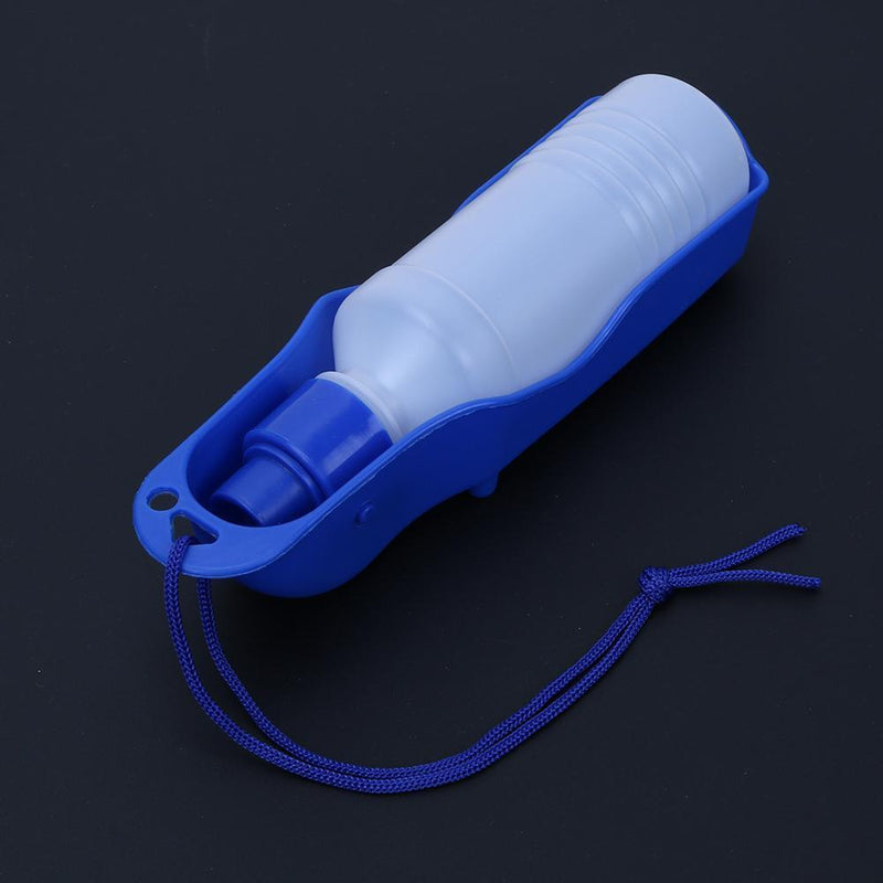 250ml Dog Water Bottle Feeder Portable Outdoor Pet Drinking Bottle(Blue)