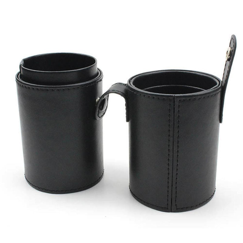 Travel Leather Cosmetic Brush Pen Holder Storage Makeup Empty Holder   Newly