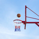 2pcs Standard Tri-Color Waterproof Basketball Hoop Net for Outdoor Sports
