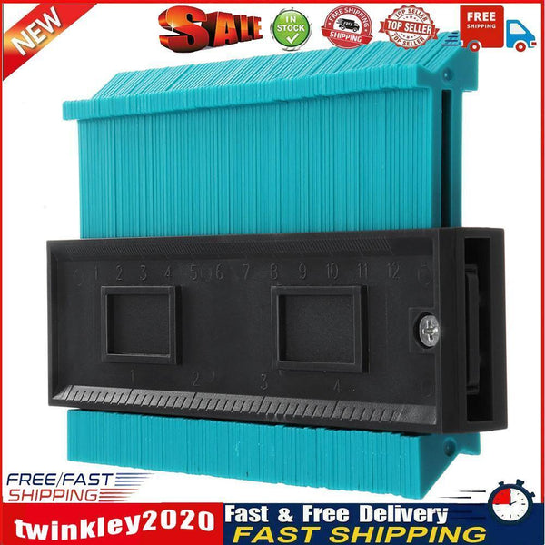 5 Inch Plastic Profile Copy Contour Gauge Standard Pipe Tile Laminate Tool Newly