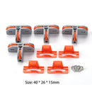 Push-in Terminal Block 4 Sets T Type Fast Wire Splitter Connector (Grey) Newly