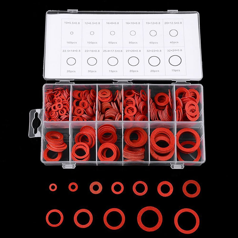 Washers Fasteners Red Steel Paper Insulation Washer Flat Washer Flat Ring Seal