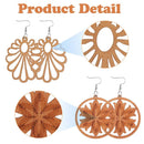 Wooden Wood Earrings Bohemian African Pendant Dangle Earrings Earring Making