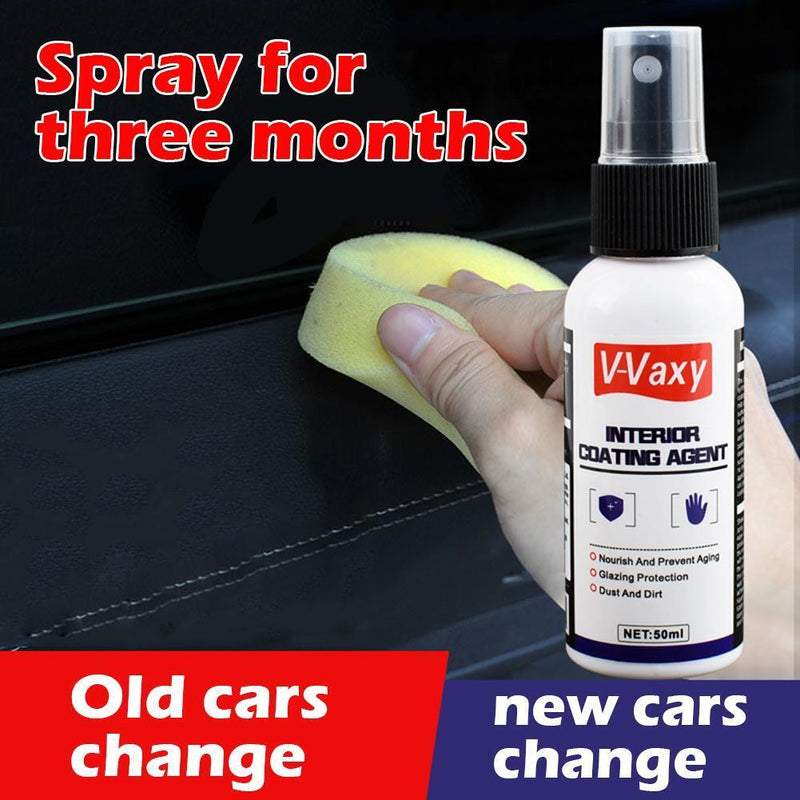 V-Vaxy 50ml Car Interior Cleaner Leather Seat Plastic Door Panel Foam Agent