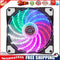 120mm PC Computer Case Fans LED Cooling 12V DC 4Pin Radiator CPU Cooler (A)