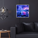 Diamond Painting 5D DIY Wolf Flower Full Round Drill Rhinestone Picture Kit