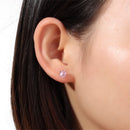 Rhinestone Gifts Jewelry Women Exquisite Stud Earring 12 Pairs Wedding