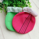 Smooth Skin Cleaner Body Rub Shower Scrubber Exfoliating Towel Bath Glove