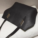 4pcs/set Leather Solid Color Women Shoulder Handbags Wristlet Clutch Card Holder