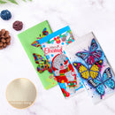 DIY Diamond Painting Glasses Storage Bags Waterproof Pouches (YD008) (Butterfly)