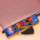 2pcs Birds DIY Special Shaped Diamond Painting Leather Bookmark Tassel Book