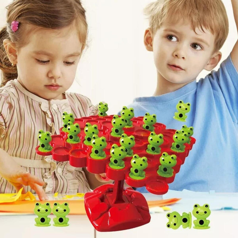 Balanced Tree Frog Frog Balance Counting Toys Frog Balance Board Game Gift`
