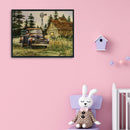 Painting By Numbers Kit DIY Automobile Hand Painted Canvas Oil Art Picture