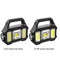 4x500lm Flashlight Portable 6 Gears Torch Light for Camping Accessories COB