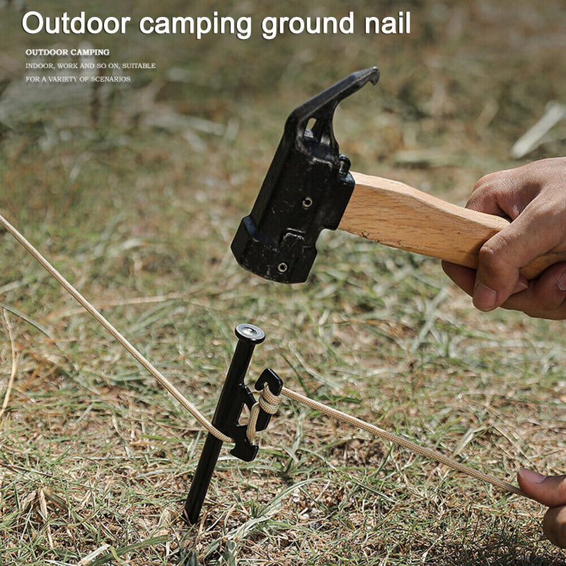 Outdoor Camping Hiking Tents Ground Pegs Durable Steel Canopy Awning Fixing Nail