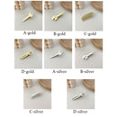Women Cute Geometric Key Scissors Alloy Hair Clip Wrench Headwear Metal Hairpin