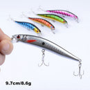 Striped bass Japan Design Fish Hooks Minnow Lures Surface Minnow Baits