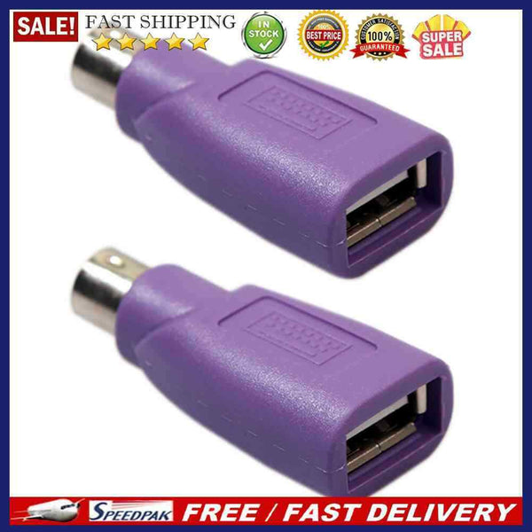 2/5pcs PS2 Male to USB Female Converter Adaptor Computer Keyboard Mouse Adapt