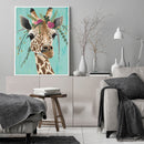 Flower Giraffe Oil Paint By Numbers DIY Handpainted on Canvas Home Decorati