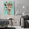 Flower Giraffe Oil Paint By Numbers DIY Handpainted on Canvas Home Decorati