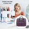 Sewing Machine Handbag Crochet Kits Print Travel Carrying Case (Purple) Newly