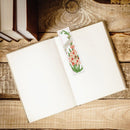 14CT 2 Strands Double-Side Cross Stitch Month Counted Bookmark (August)