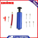10pcs 6"" Bicycle Tire Type Ball Pump Air Inflator w/Gas Needle Nozzle Tube