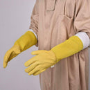 Pair Beekeeping Gloves Goatskin Bee Keeping Vented Sleeves Long K9C3