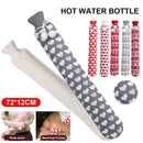 Pain Relief with Soft Removable Cover Hot Water Bottle Hot Water Bag Extra Long