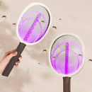 2 in 1 Electric Mosquito Swatter Summer Anti Insect Bug Zapper Trap Racket Newly