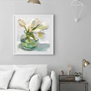 Flower in Glass Vase Oil Paint By Number Kit DIY Acrylic Painting on Canvas