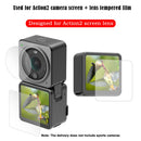 Camera Lens Tempered Glass Screen Protector Film Kit for DJI OSMO Action 2