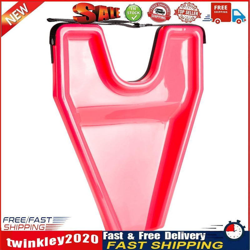 Portable Hair Washing Tray Patients Spa Neck Rest Professional Salon (Red) Newly