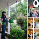 3pcs Retractable Pulley Hanging Basket Pull Down Hanger Garden Baskets Pot
